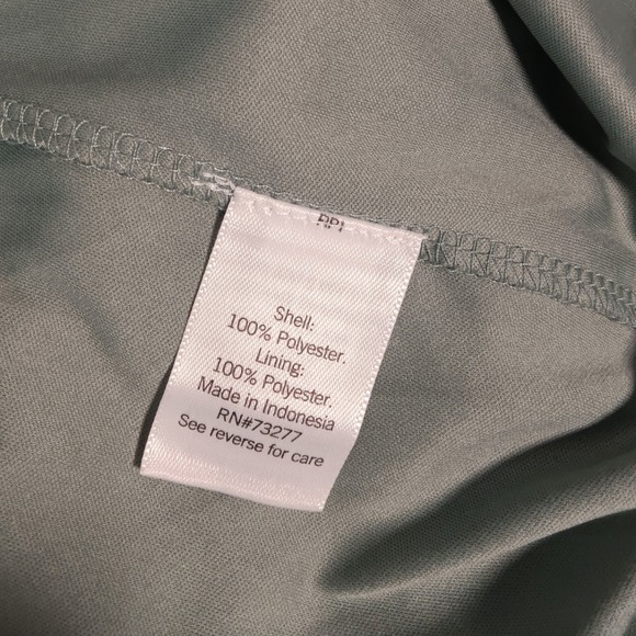 Lauren Conrad Plus 2X Sage Green Gold Floral Print Ruffle Neck Blouse Top - Picture 8 of 9